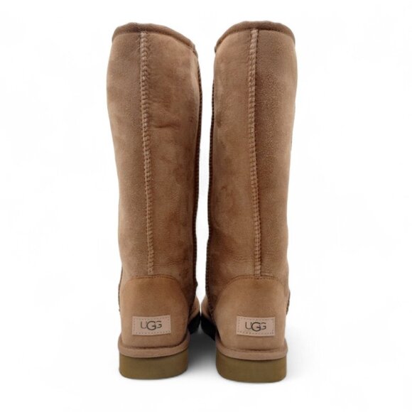 UGG Classic Tall II Women's Size 10 Chestnut Sheepskin Suede Knee High Boot - Picture 9 of 9